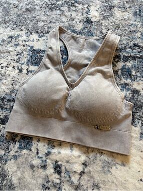 Bombshell Sportswear Grey Sports Bra
